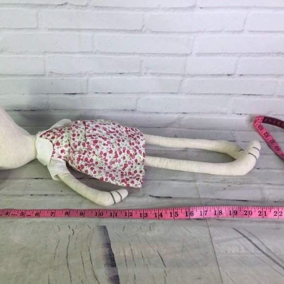 Mud Pie Whimsical Mouse Girl Plush Stuffed Animal - Picture 9 of 9